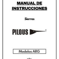 Manual Sierra PILOUS Modelos ARG