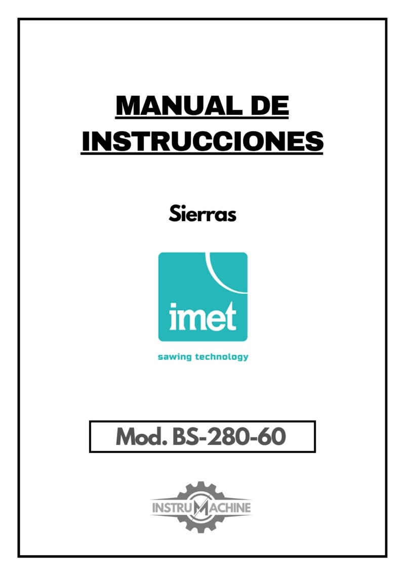 Sierra imet mod. BS-280-60-1 Manual Sierra IMET BS-280-60