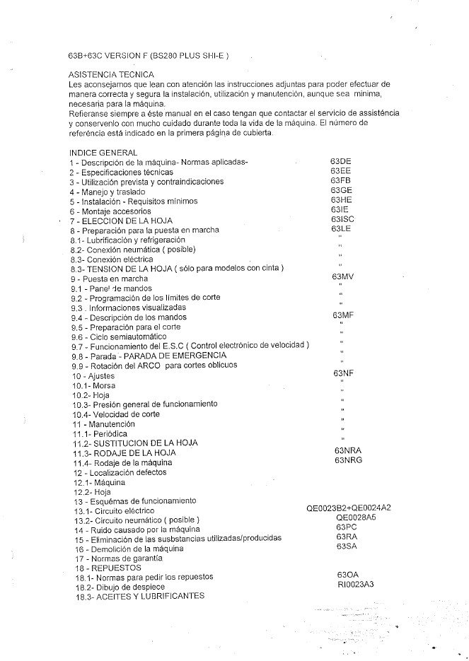 Sierra imet mod. BS-280-60-2 Manual Sierra IMET BS-280-60
