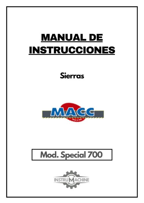 Manual Sierra MACC Special 700