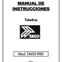 Manual Taladro TAGO TAGO 900