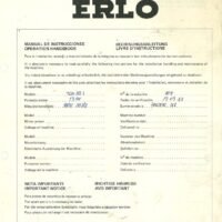 Manual Taladro ERLO TCA 32