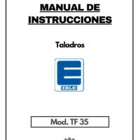 Manual Taladro ERLO TF 35