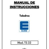 Manual Taladro ERLO TS 32