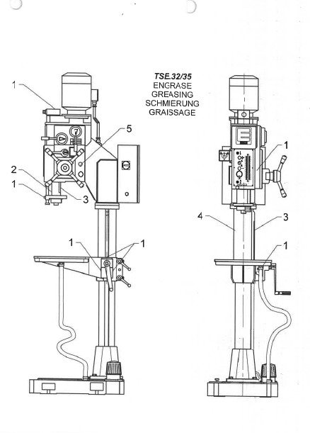 TSER 35-2 Manual Taladro ERLO TSER-35