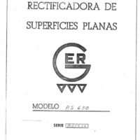 Manual de instrucciones GER RS-650 | Rectificadora