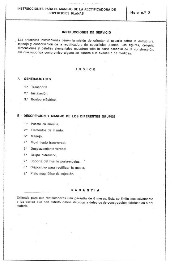 Manual de instrucciones GER RS-650 | Rectificadora