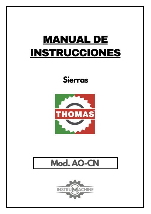 Manual Sierra THOMAS AO-CN