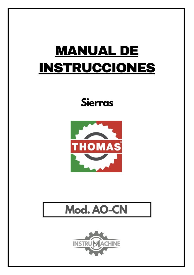 Manual Sierra THOMAS AO-CN
