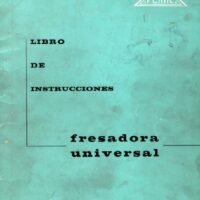 Manual de instrucciones Fresadora FEXAC UER