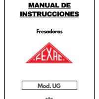 UG-1 Manual de instrucciones Fresadora FEXAC UG
