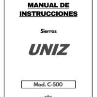 Manual Sierra UNIZ C-500