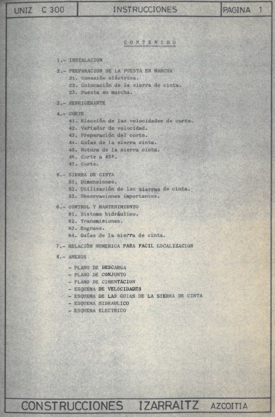 Manual Sierra UNIZ C300