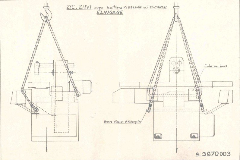 Z1 I 460-2 Esquema eléctrico Fresadora H. ERNAULT SOMUA Z1 I 460