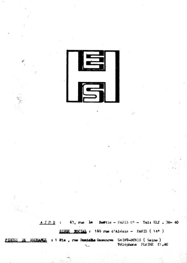Z1-ZHV1-2 Manual de instrucciones Fresadora H. ERNAULT SOMUA Z1-ZHV1