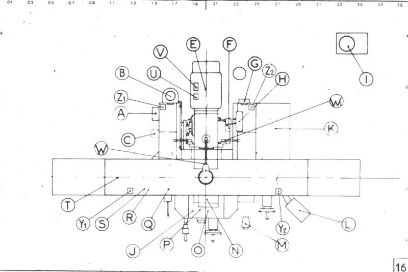 Esquema eléctrico Fresadora H. ERNAULT SOMUA Z3A 470