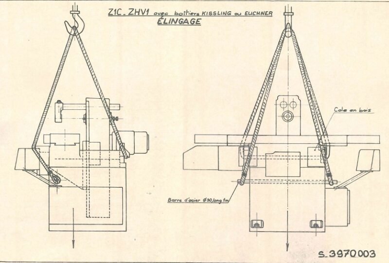 Esquema eléctrico Fresadora H. ERNAULT SOMUA Z3A 470