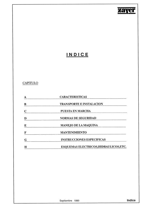 Zayer KF-3 Manual de instrucciones Fresadora ZAYER KF