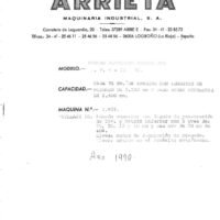 Manual de instrucciones Plegadora ARRIETA PPH