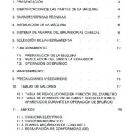 Manual de instrucciones Bruñidoras HONINGTEC BM-101