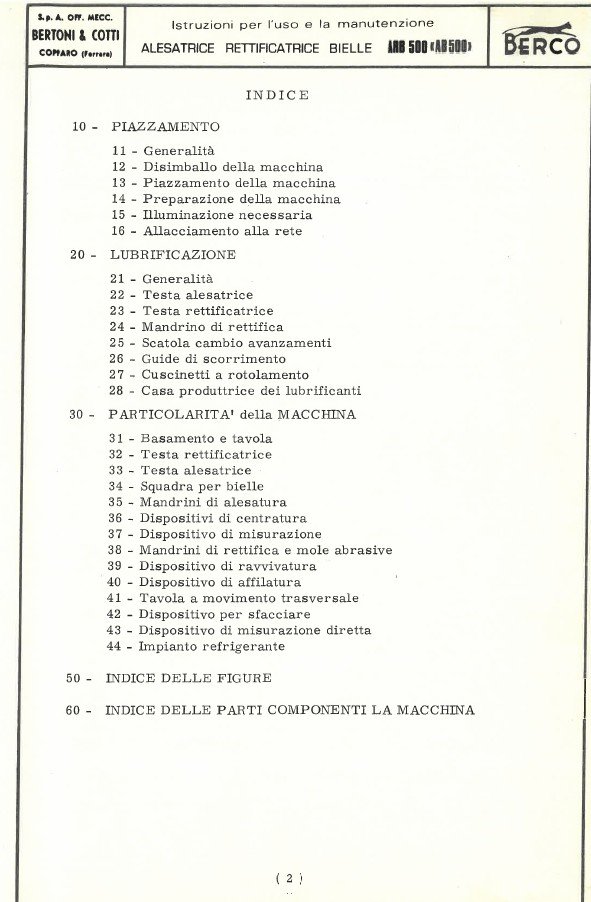 Manual de instrucciones Automoción BERCO ARB-500 Mandrinadora de bielas