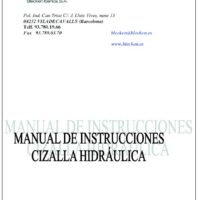 Blecken mod. CB-2 Manual de instrucciones Cizallas BLECKEN CB
