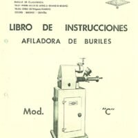 Manual de instrucciones Afiladora HERLUCE C