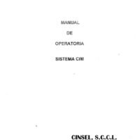 CIMO-2 Manual de operador CNC- Visualizadores CIM-1 CIM-1