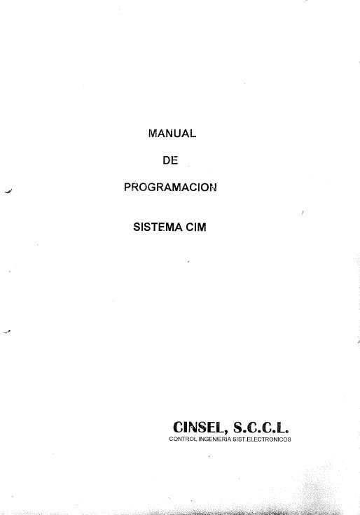 Manual de programación CNC- Visualizadores CIM-1 CIM-1