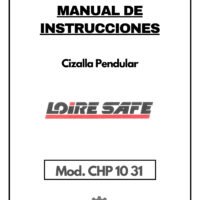 Manual de instrucciones Cizallas LOIRE SAFE CHP 10 31