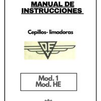 Manual de instrucciones Cepillo puente DYE 3000 HE