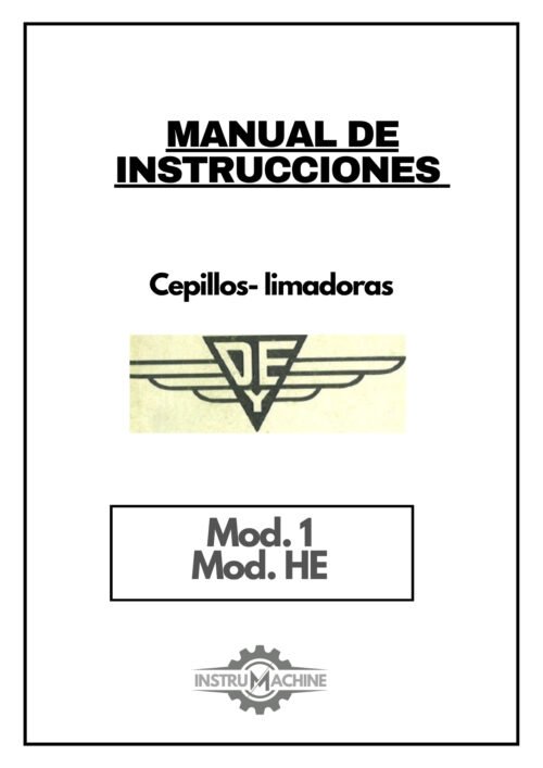 Manual de instrucciones Cepillo puente DYE 3000 HE