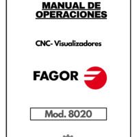 Manual de operaciones CNC- Visualizadores FAGOR 8020