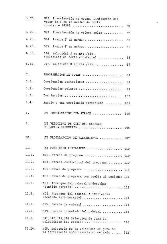 Manual de programación CNC- Visualizadores FAGOR 8020
