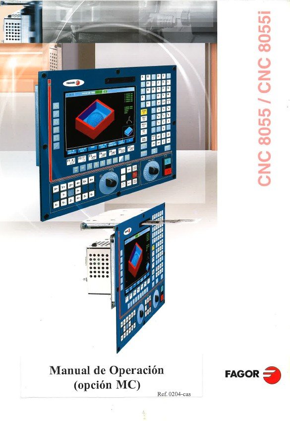 Manual de instrucciones CNC- Visualizadores FAGOR 8055i