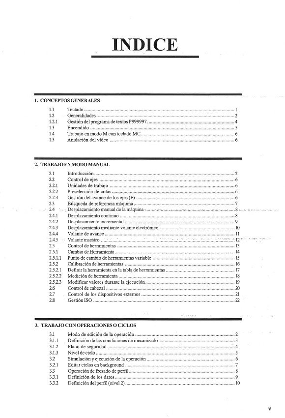 Manual de instrucciones CNC- Visualizadores FAGOR 8055i