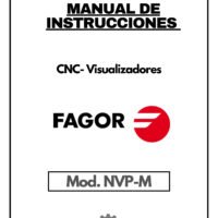 Manual de instrucciones CNC- Visualizadores FAGOR NVP-M