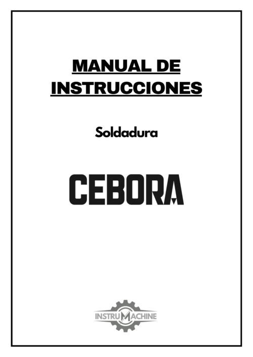 Manual de instrucciones Soldadura CEBORA MIG 403 C