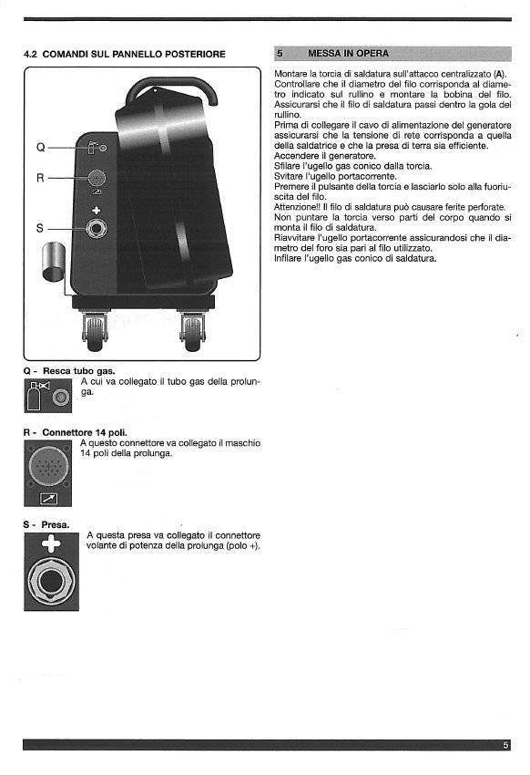 Manual de instrucciones Soldadura CEBORA MIG 403 C