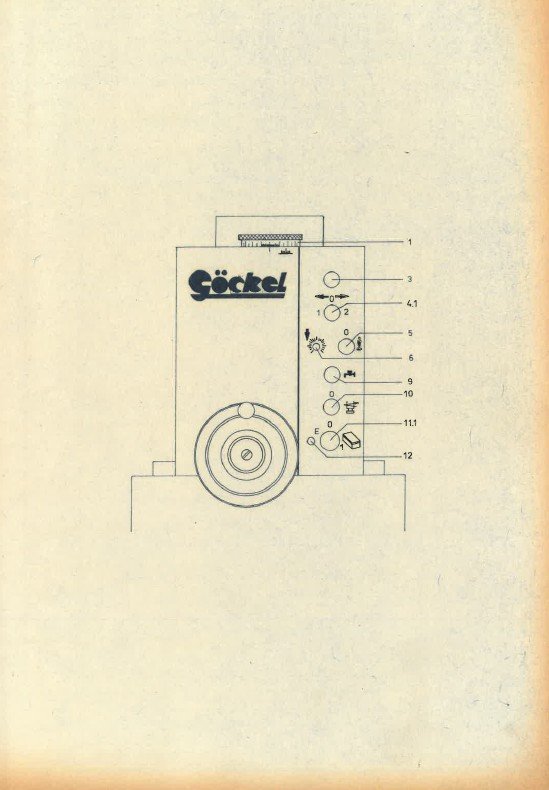 Manual de instrucciones Afiladora GÖCKEL G-40