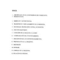 Manual de instrucciones Entalladoras BASTARDES BARENGUERAS EN-2001