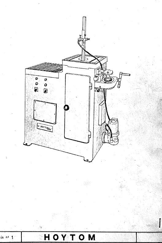 Manual de instrucciones Ranuradora HOYTOM TIPO-500