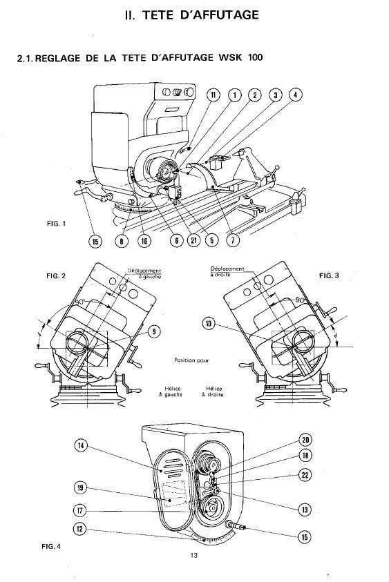Huron mod. WSM-B2-2 Manual de instrucciones Afiladora HURON WSM-B2