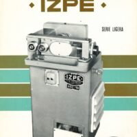 Documento descriptivo con datos técnicos Laminadora de roscas IZPE RSC-200