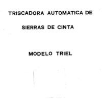 Manual de instrucciones Afiladora JOHUSE Triscadora mod Triel