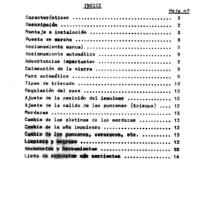 Manual de instrucciones Afiladora JOHUSE Triscadora mod Triel
