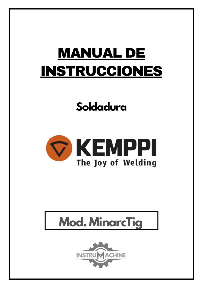 Manual de instrucciones Soldadura KEMPPI MinarcTig