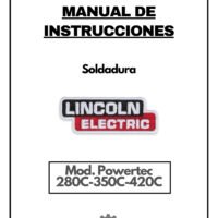 LCN-1 Manual de instrucciones Soldadura LINCOLN ELECTRIC Powertec 280C-350C-420C pro