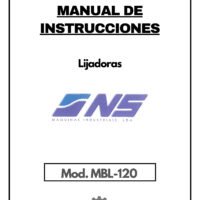 Manual de instrucciones Lijadoras NS MBL-120