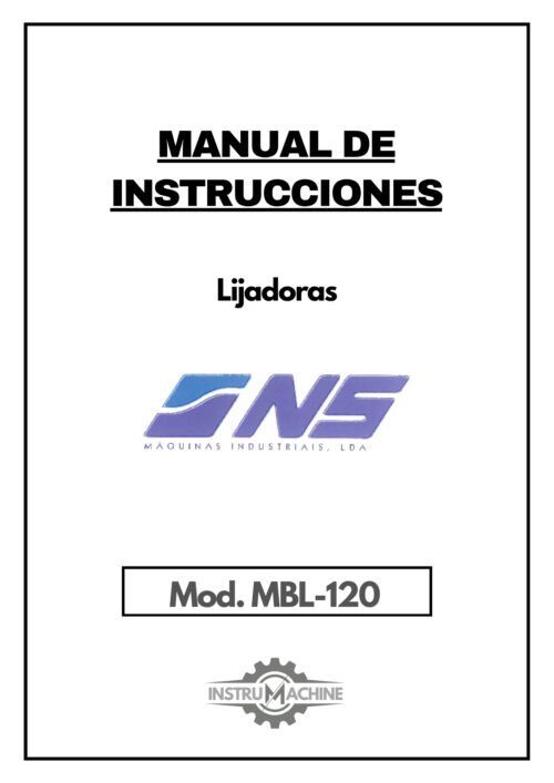 Manual de instrucciones Lijadoras NS MBL-120